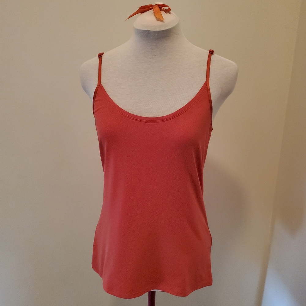 🇨🇦 📣5 for $20!📣 RW&Co Stretch Coral Tank Top, L, EUC
